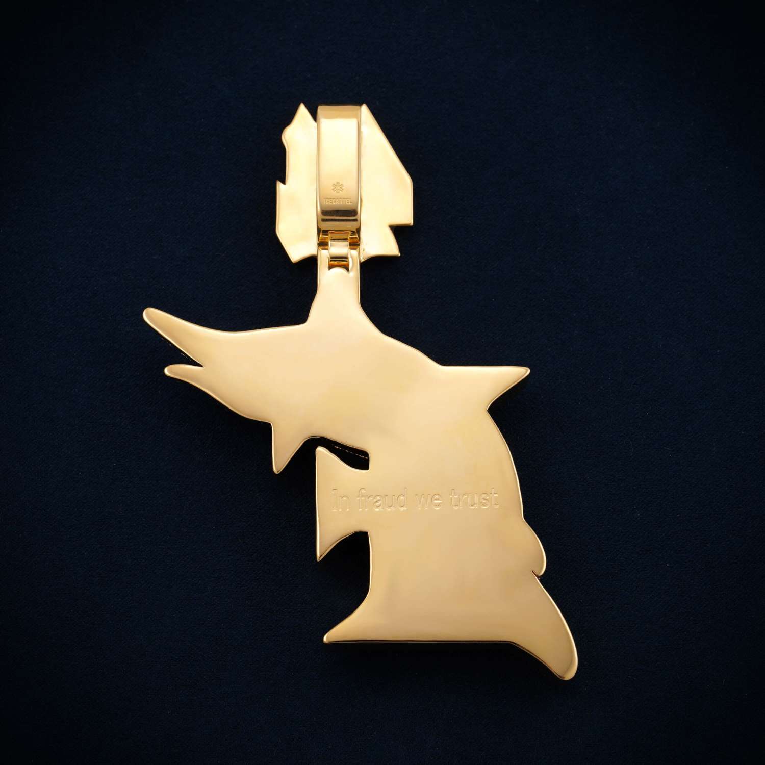 F Custom Moissanite Pendant 14K Gold、mySite、hinf8tx79