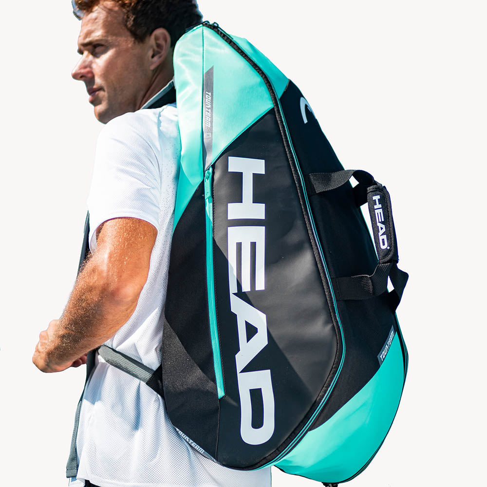 Head Tour Team Combi 6 Racquet Bag (Black/Mint)、mySite、neckold