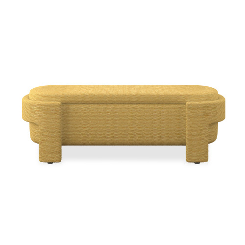Linen Fabric Upholstered Bench with Large Storage Space for the Living Room, Entryway and Bedroom,Beige,( 51.5''x20.5''x17'' )、、casual