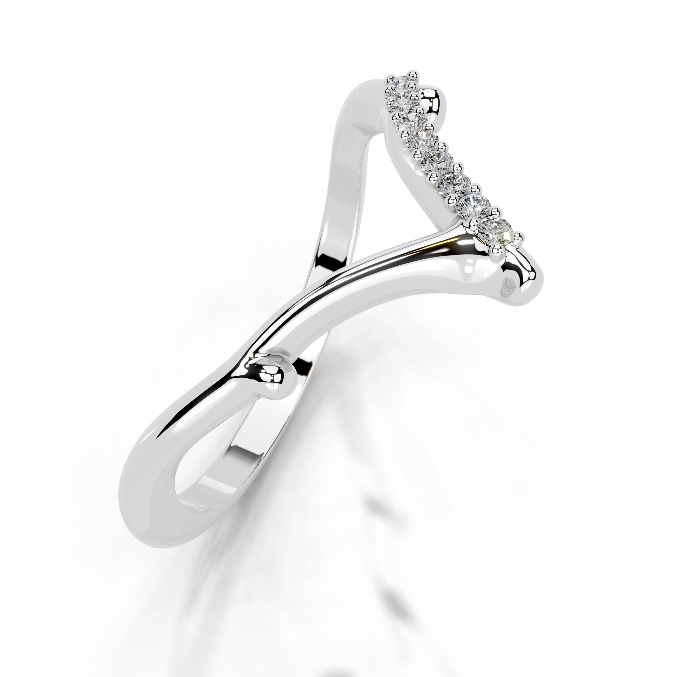 Sparkling brunch Lab Grown Diamond Wedding band - Platinum、mySite、hinf8tx79