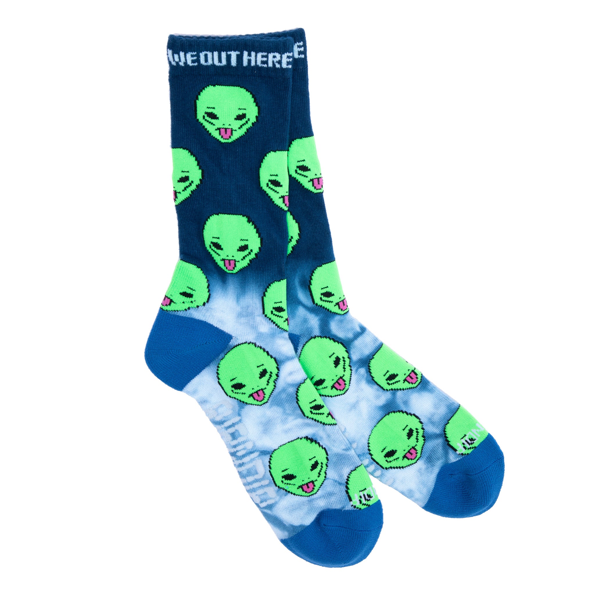  We Out Here Socks (Blue Half Dye)、mySite、merchandisen