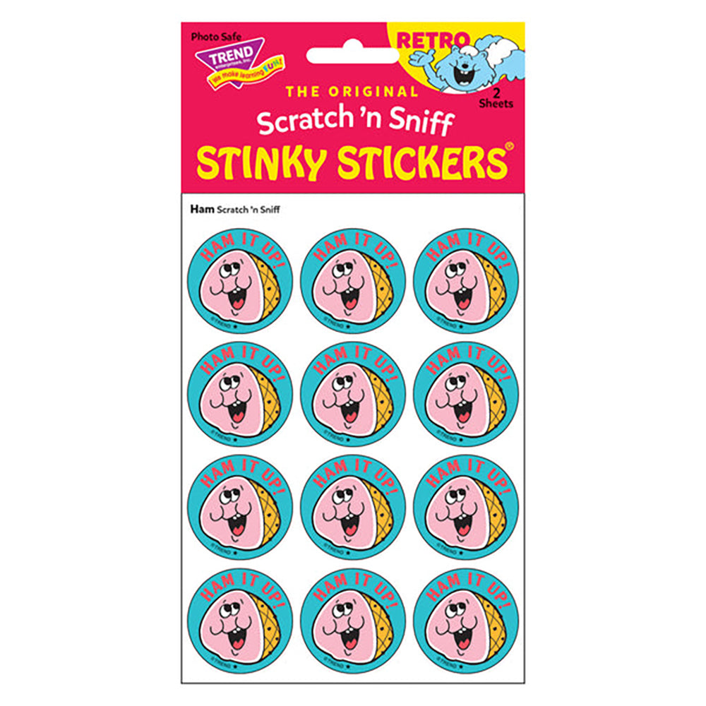  Ham It Up! - Ham-Scented Retro Scratch 'n Sniff Stinky Stickers、mySite、ghnorth