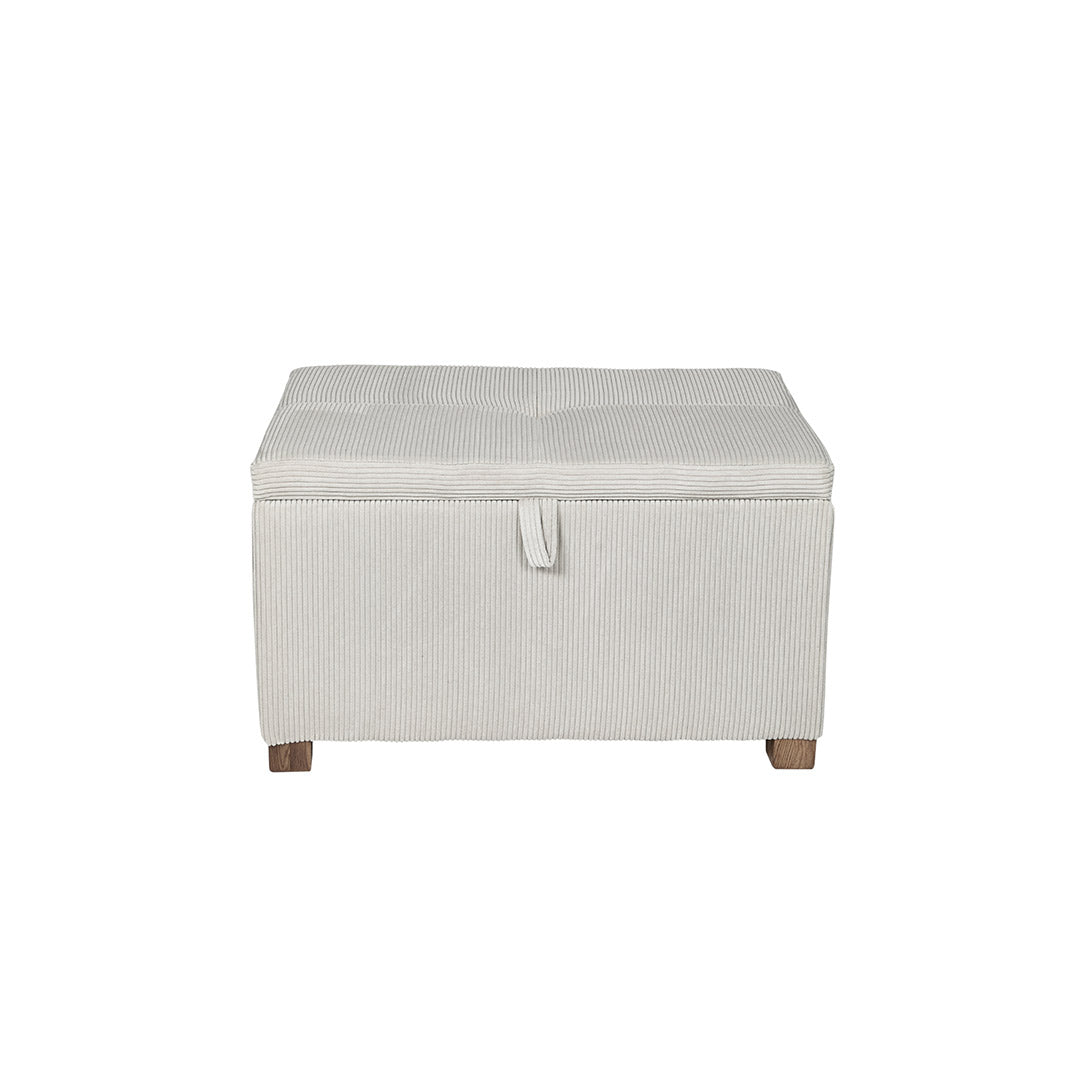  Gaia Baby Serena Footstool - Ecru Corduroy、mySite、merchandisen