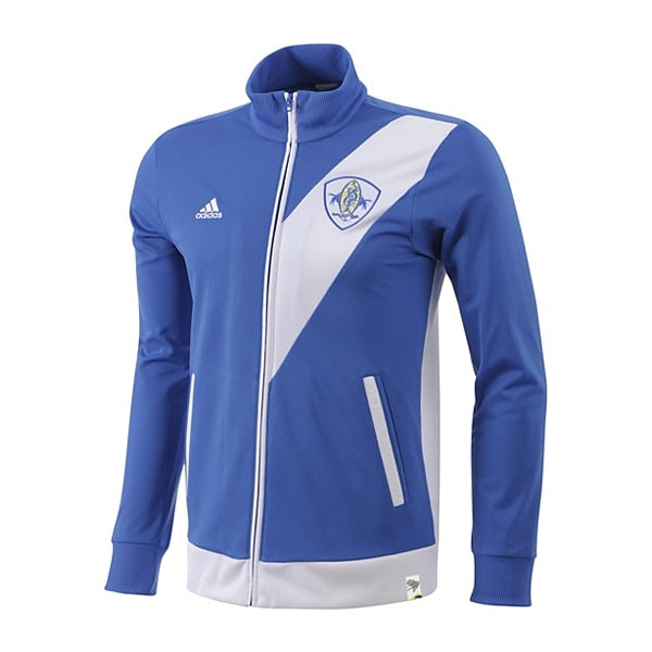 adidas Men's Brazil Praia Do Samba F.C Track Top Jacket Satellite/White、mySite、bottomscart