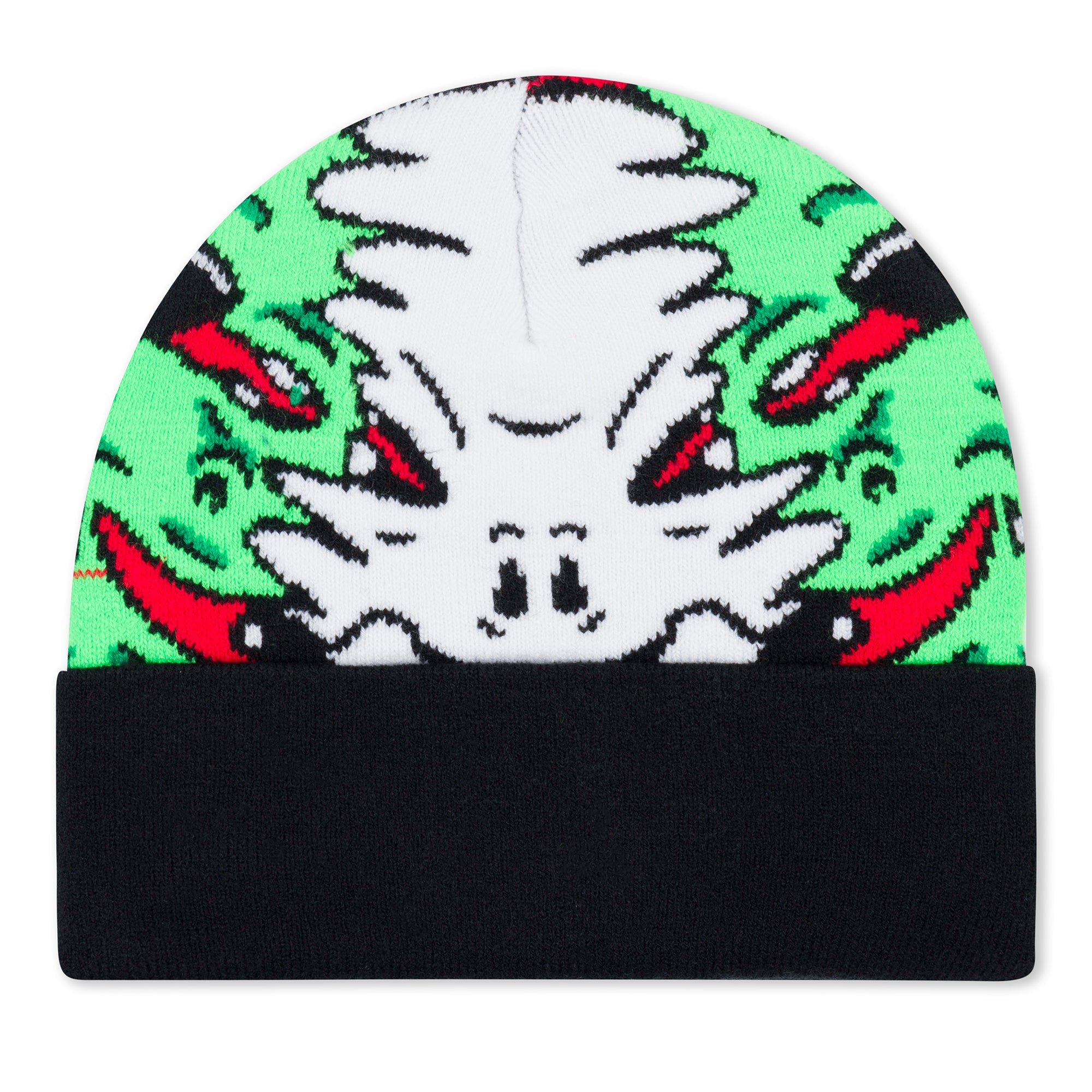 Skull Face Knit Beanie (Black)、mySite、merchandisen