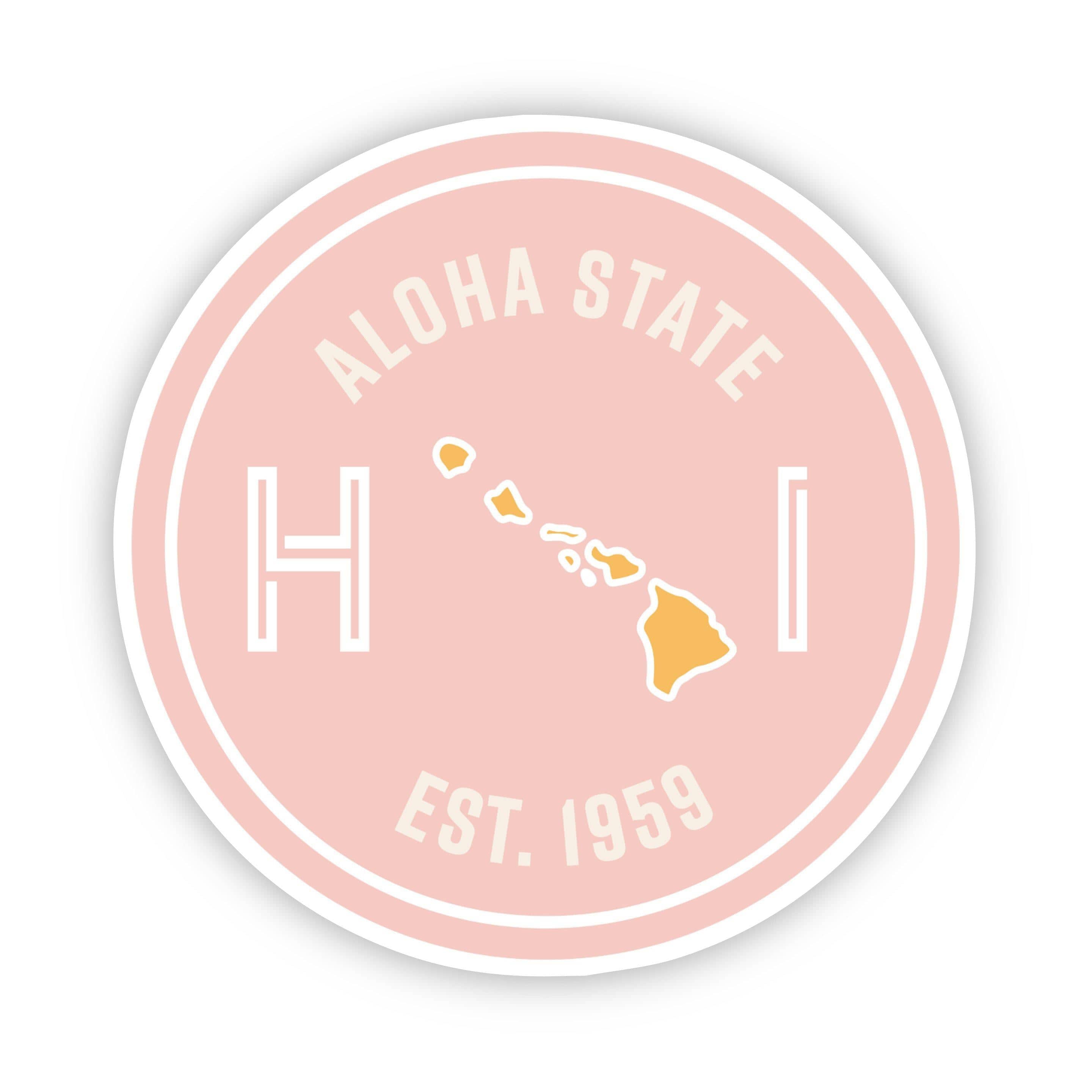  Aloha State Hawaii Sticker、mySite、elrpsem3k