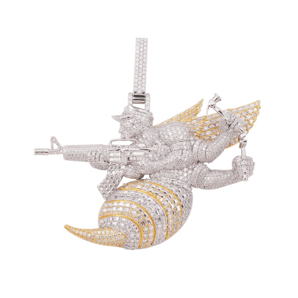 Custom Hornet Pendant 14K Two Tone、mySite、hinf8tx79