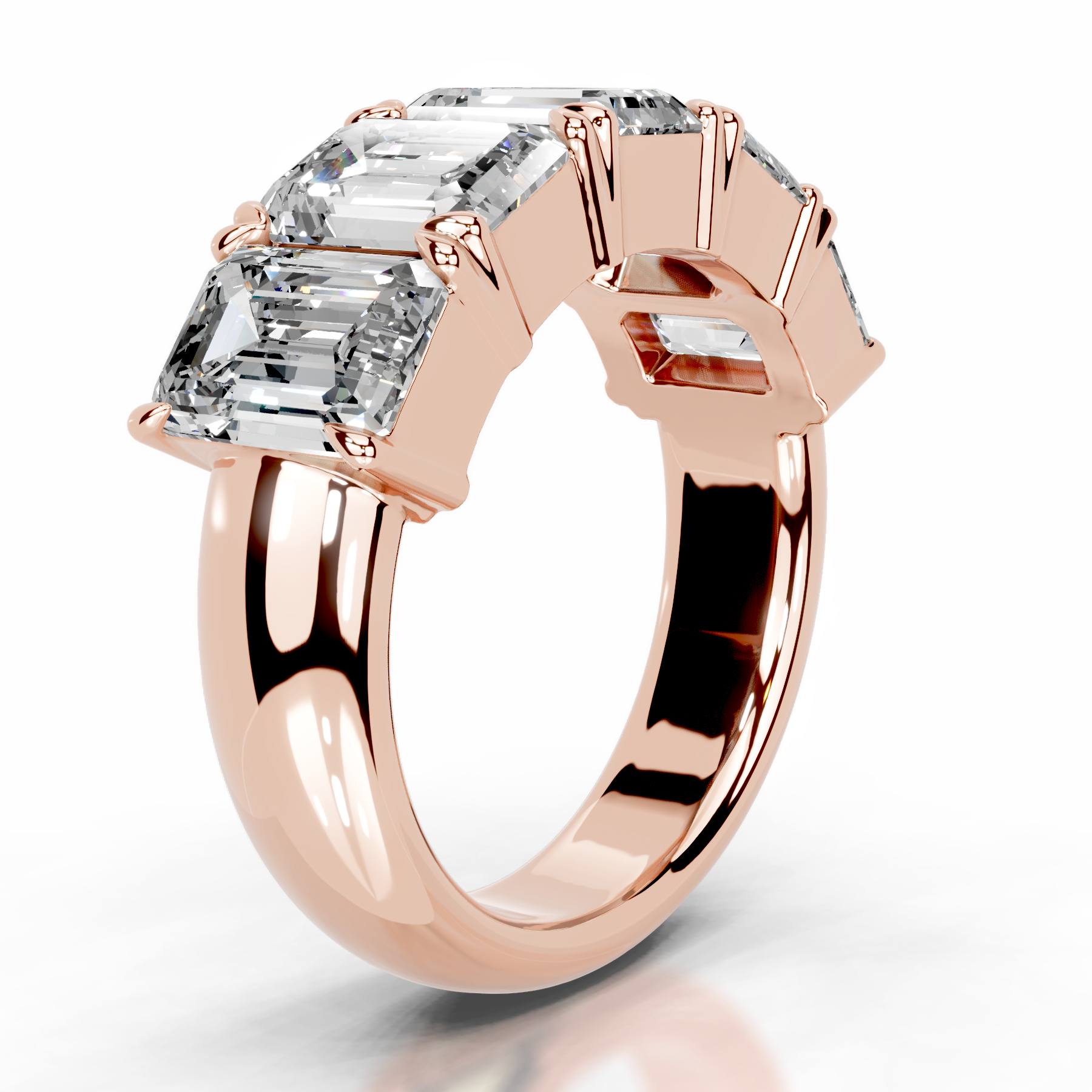 Shandra Diamond Wedding Ring (2.5 Carat) -14K Rose Gold、mySite、hinf8tx79
