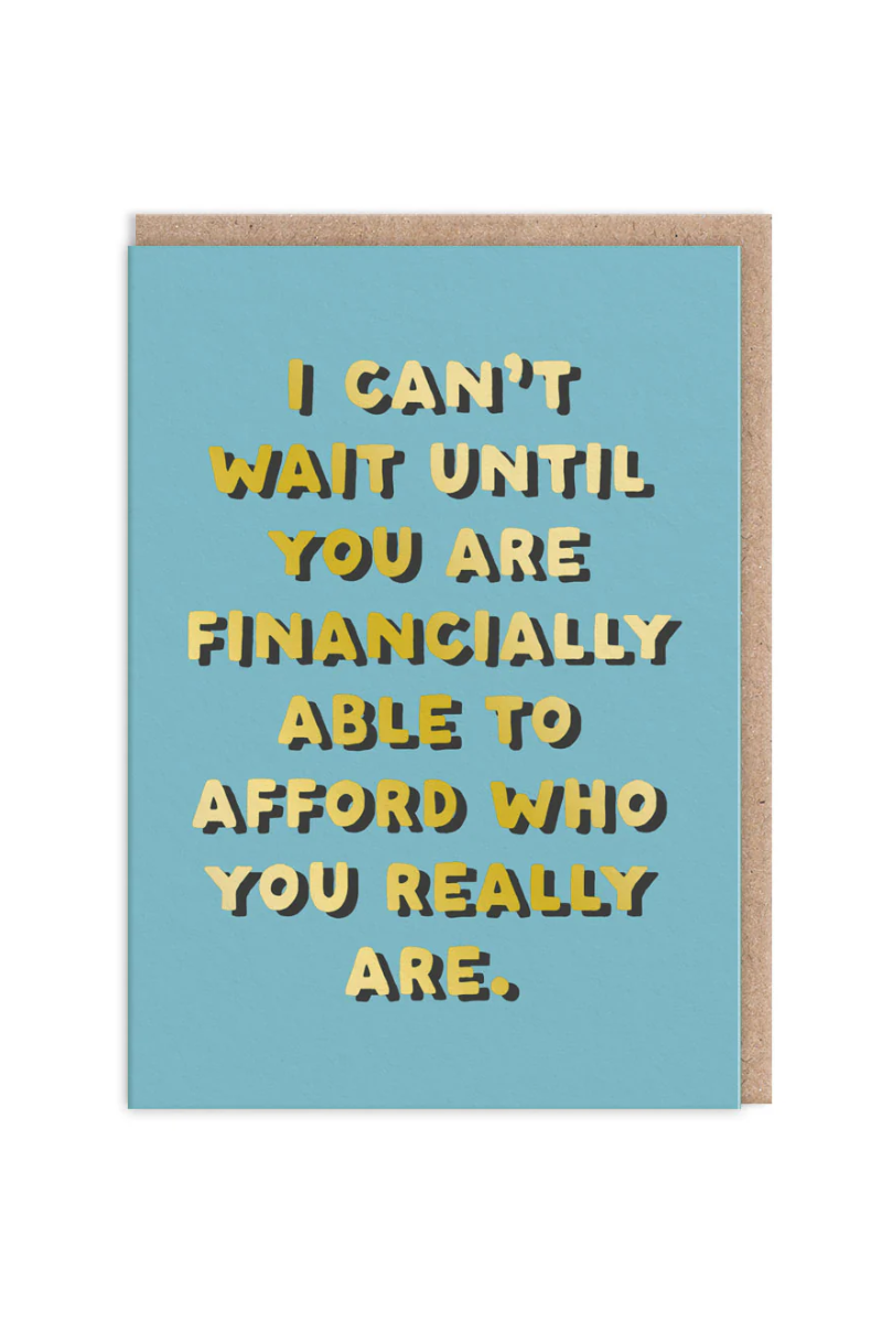 Afford Who You Really Are Greeting Card、mySite、hinf8tx79