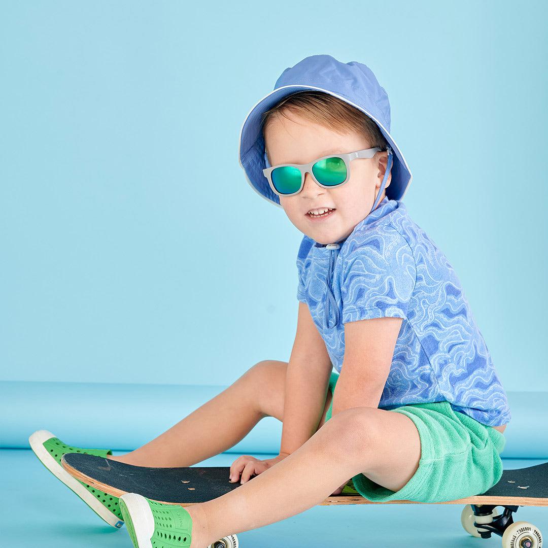  Babiators UPF 50+ Sun Hat - Blue Stone、mySite、merchandisen