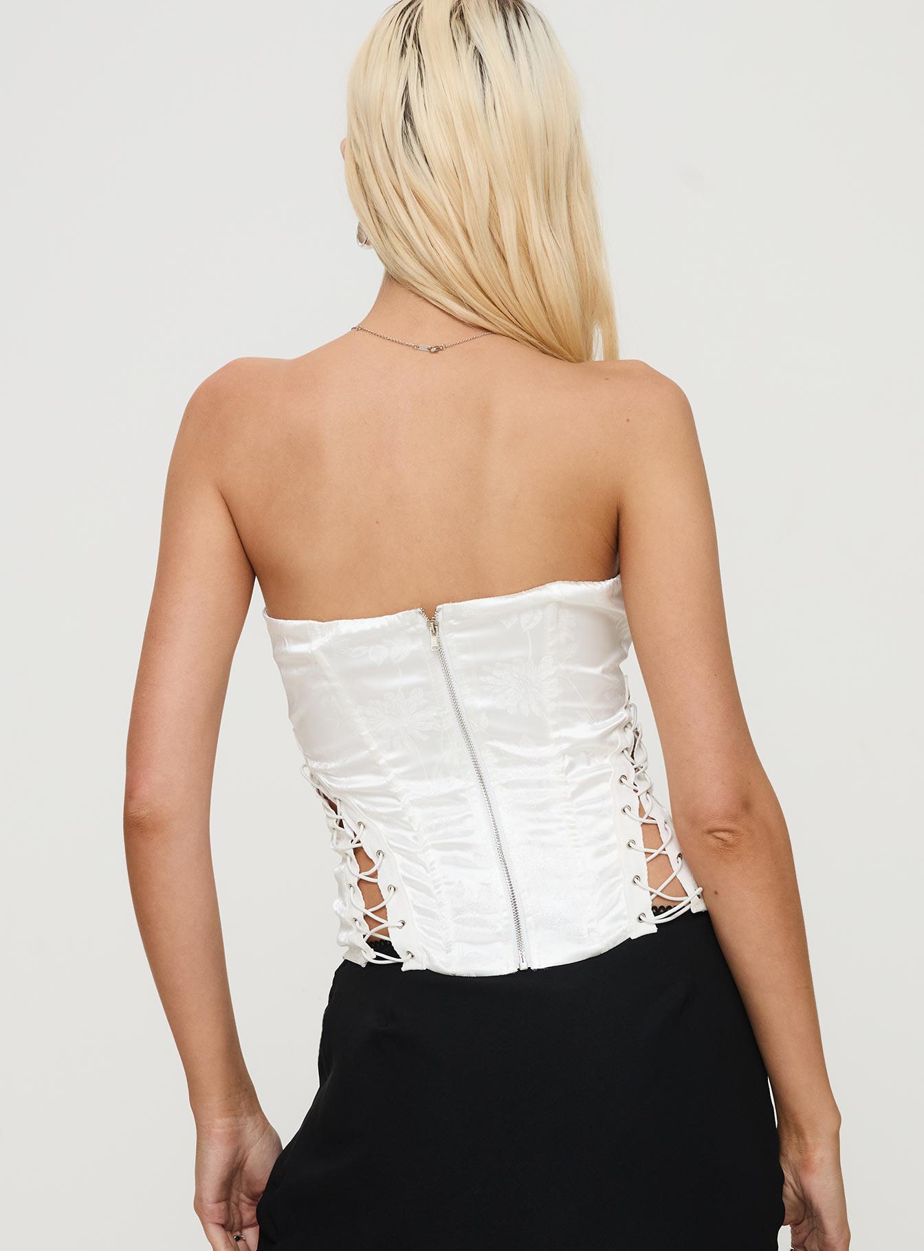 Mochi Corset Top White、mySite、solidvoid
