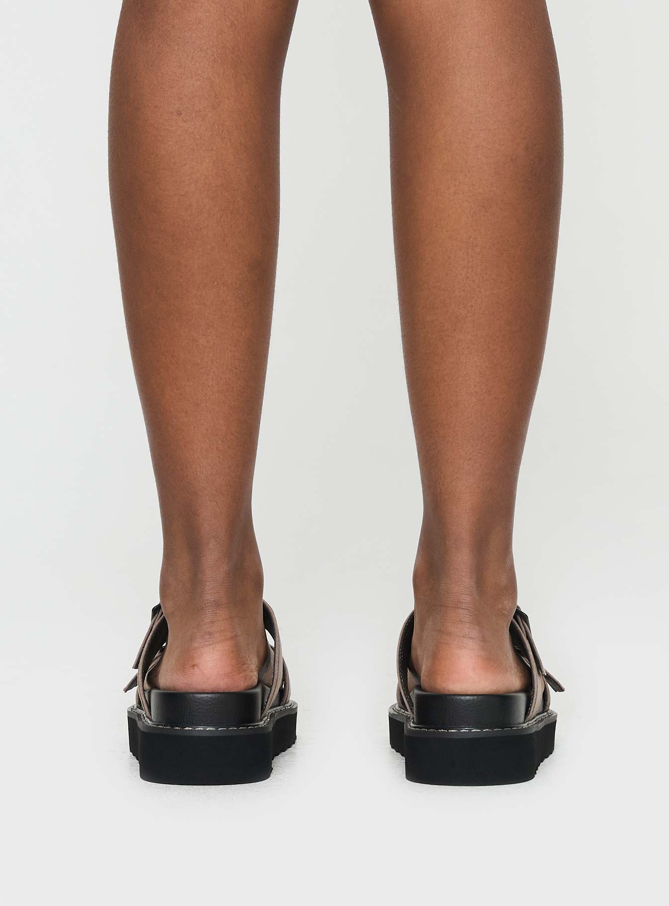 Ma Belle Sandals Faux Suede Taupe、mySite、solidvoid