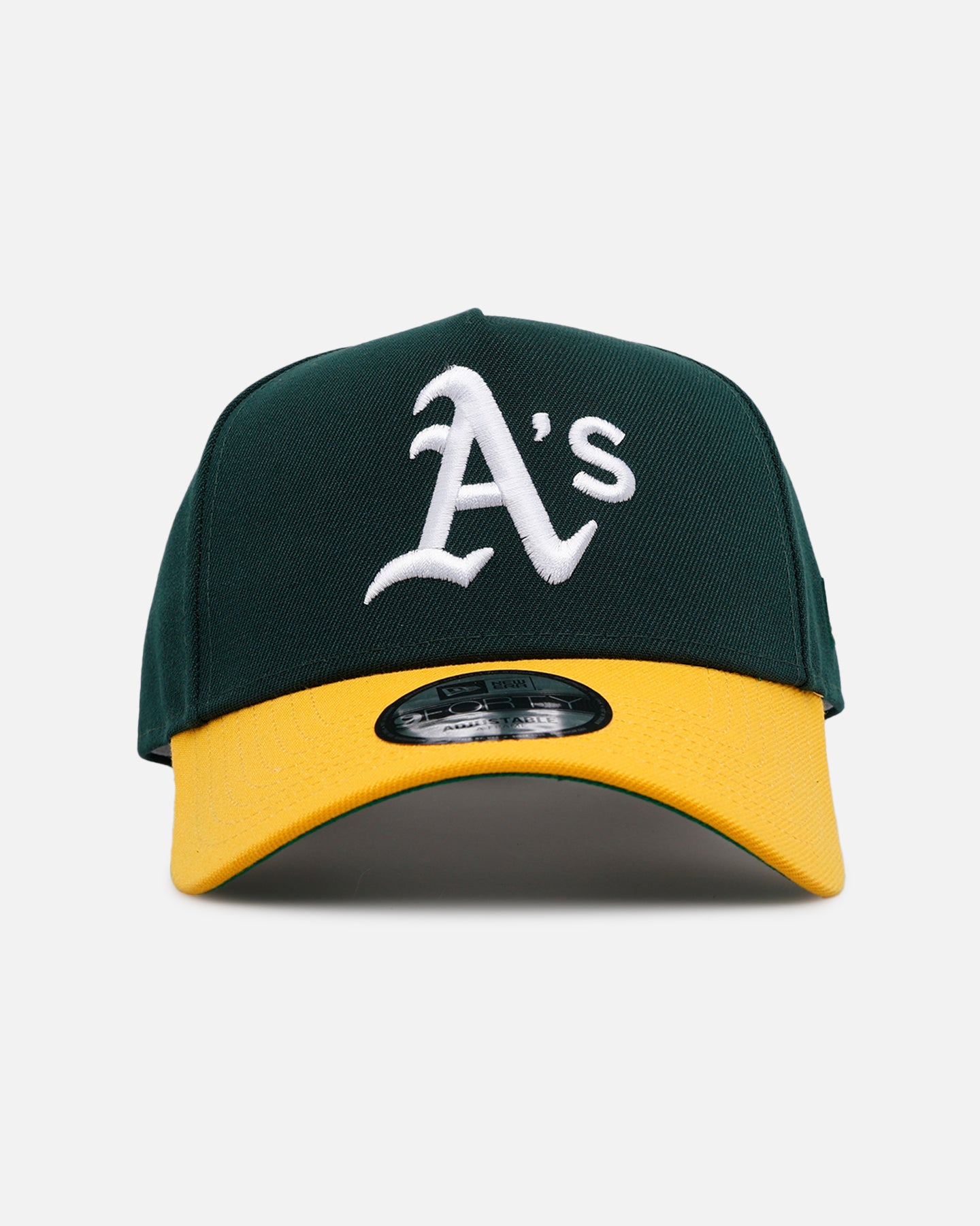 New Era Oakland Athletics 'Homage' 9FORTY A-Frame Snapback Green/Yellow、mySite、zt4zffjzw