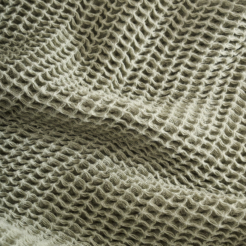 Cotton Bamboo Throw | Waffle | Sea Sponge | Thyme、mySite、camillekostekn