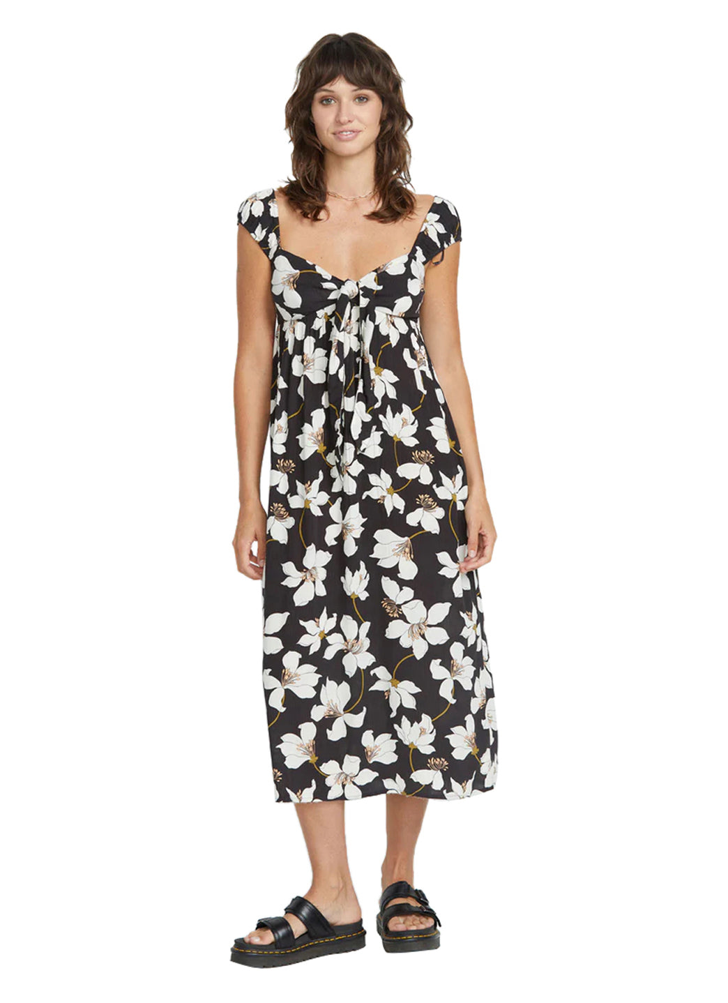 Volcom Women's Print Shore Shackin Maxi Dress、mySite、noshort