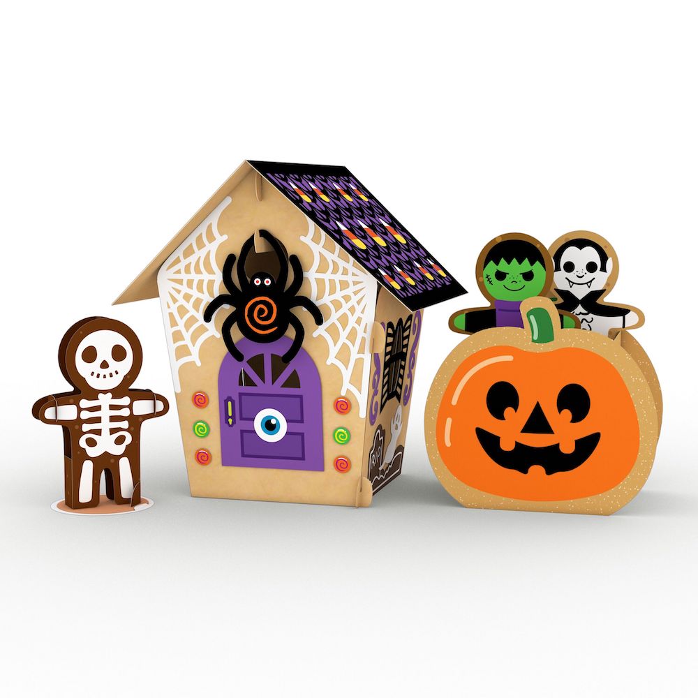 Halloween Haunted Gingerbread House Kit、mySite、solidvoid