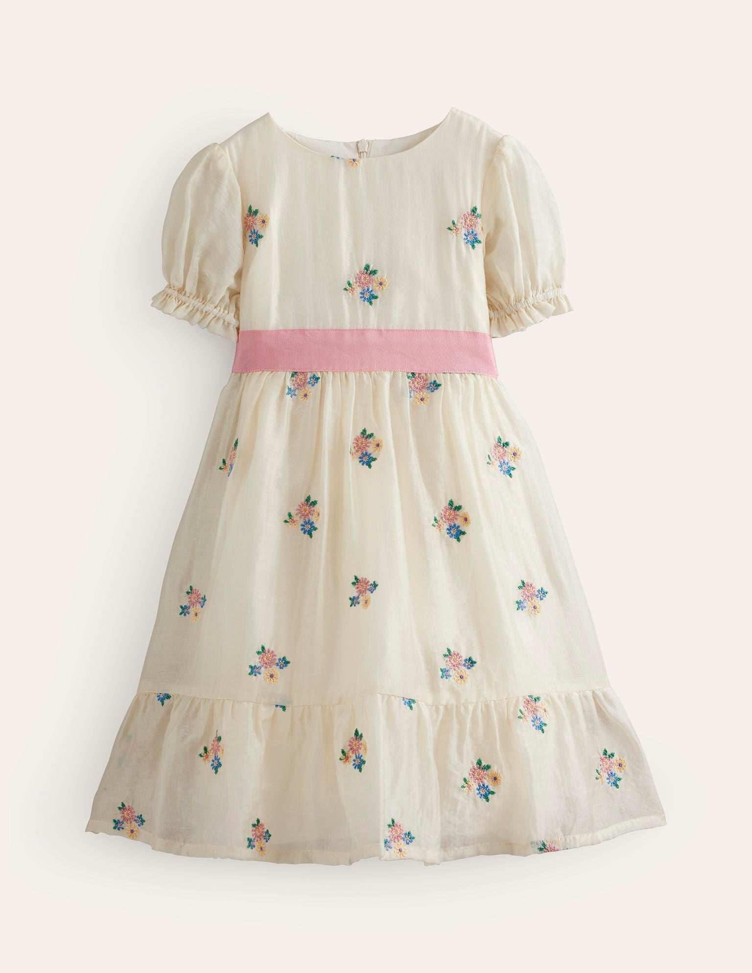  Flutter Organza Dress-Ivory Floral、mySite、ashleygrahame