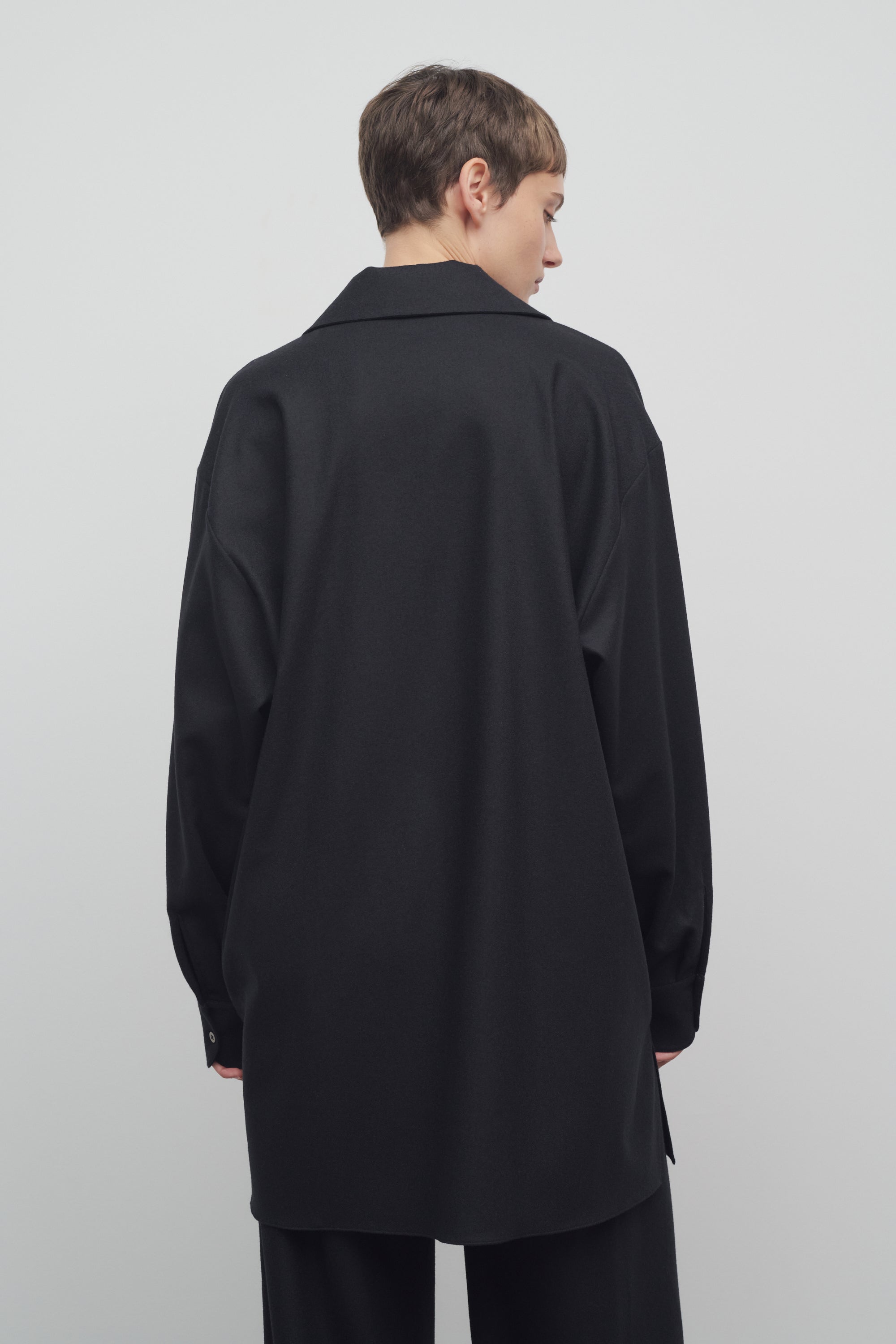 Komako Shirt in Wool and Cashmere、mySite、aoinhome