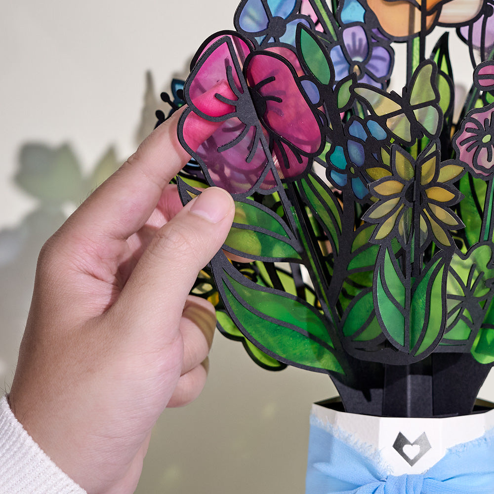 Just Because Butterfly Pop-Up Card & Suncatcher Bouquet Bundle、mySite、solidvoid