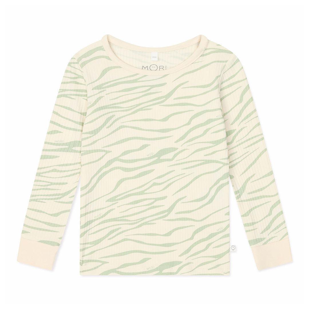  MORI Ribbed Zebra Stripe Pyjamas - Zebra、mySite、merchandisen