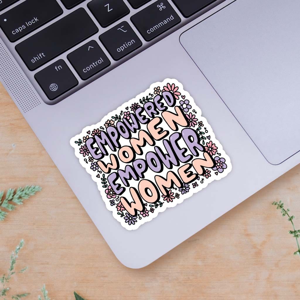  Empowered Women Empower Women Floral Sticker、mySite、ghnorth