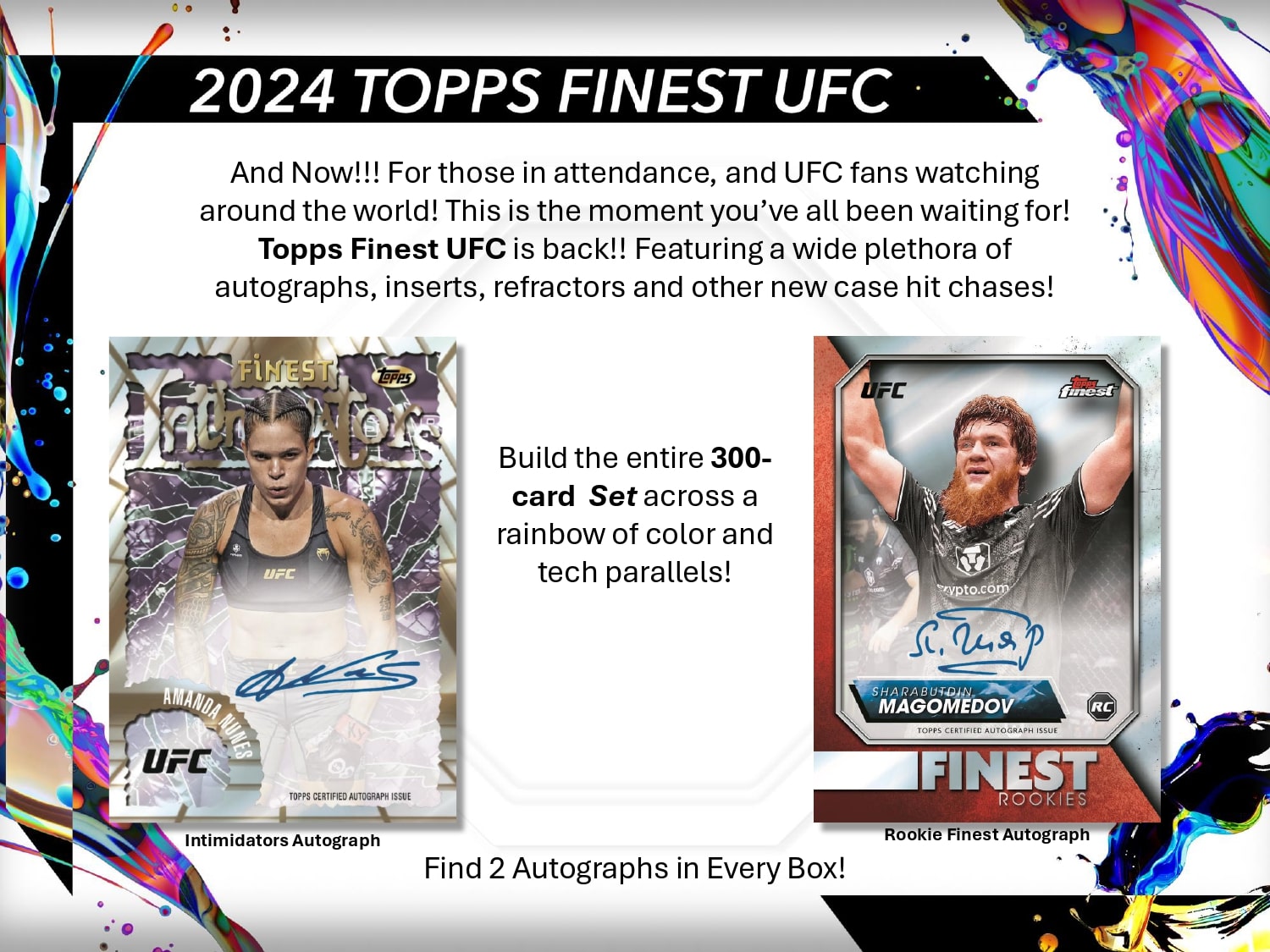 Topps Finest UFC 2024 - Hobby Box、mySite、waistdrama