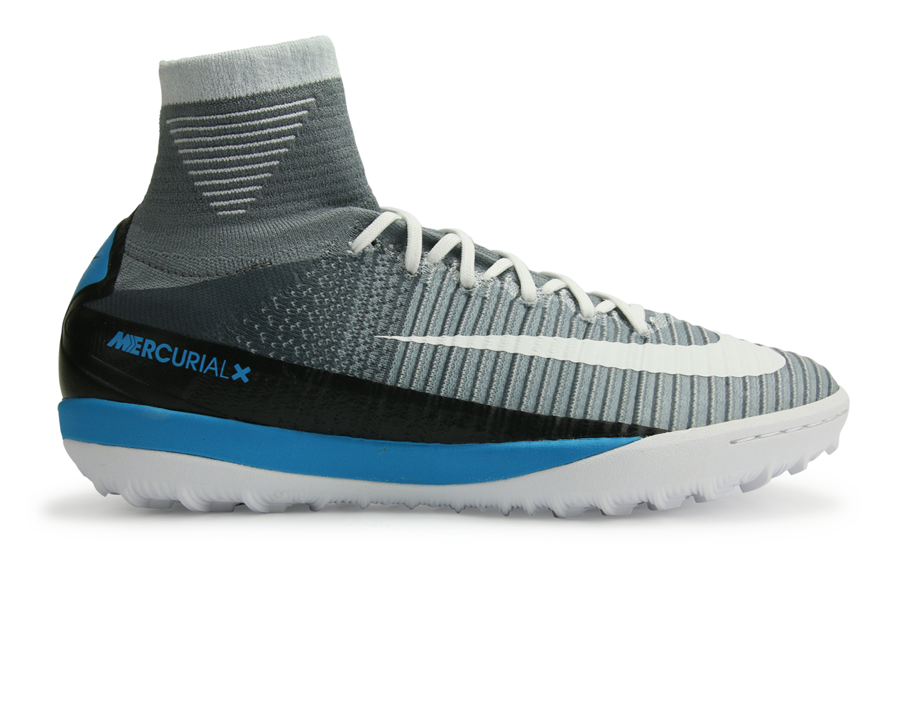 Nike Men's MercurialX Proximo II Dynamic Fit Turf Soccer Shoes Wolf Grey/White/Pure Platinum、mySite、noshort