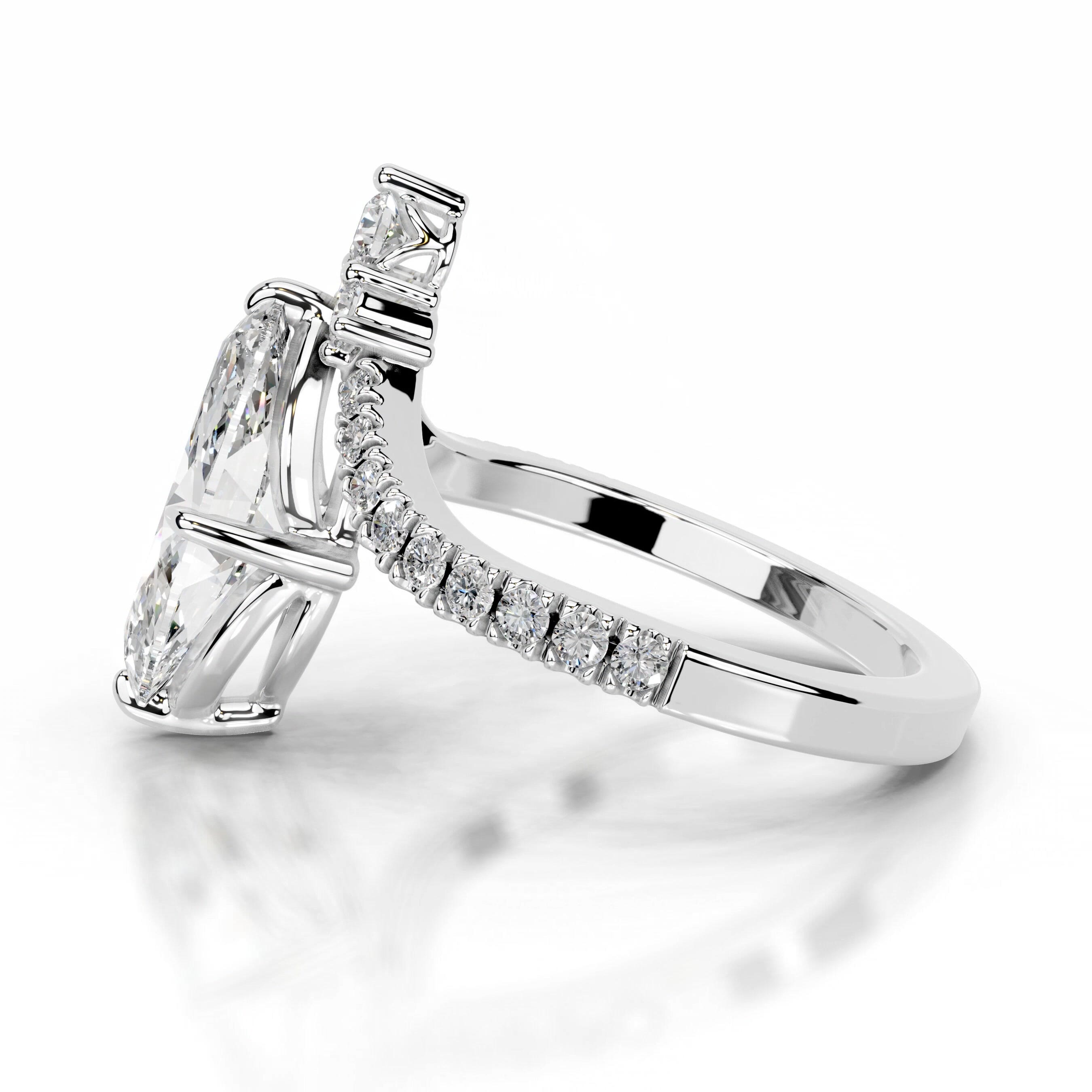 Tia Lab Grown Diamond Ring - 14K White Gold、mySite、hinf8tx79
