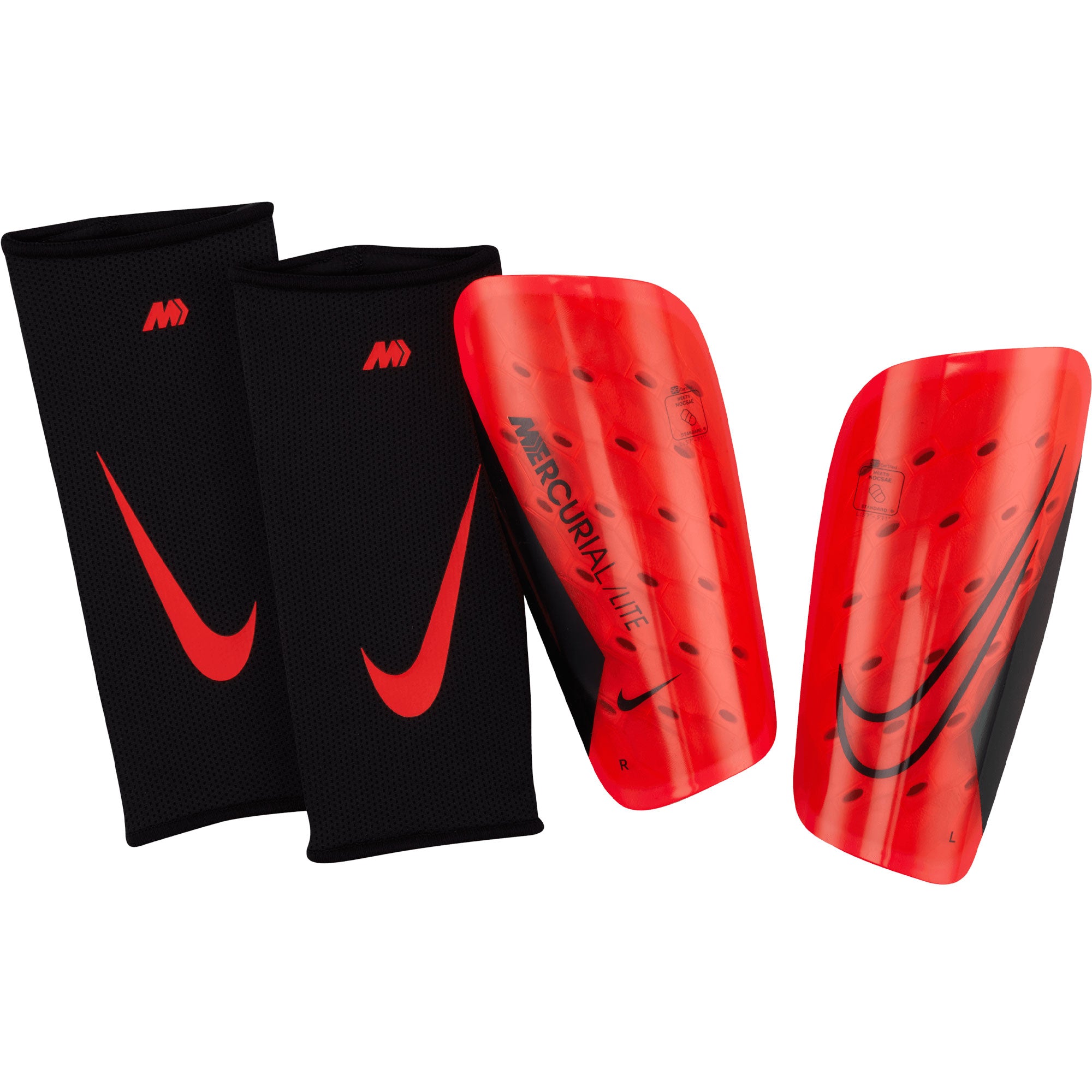 Nike Mercurial Lite Shin Guards Red/Black、mySite、bottomscart