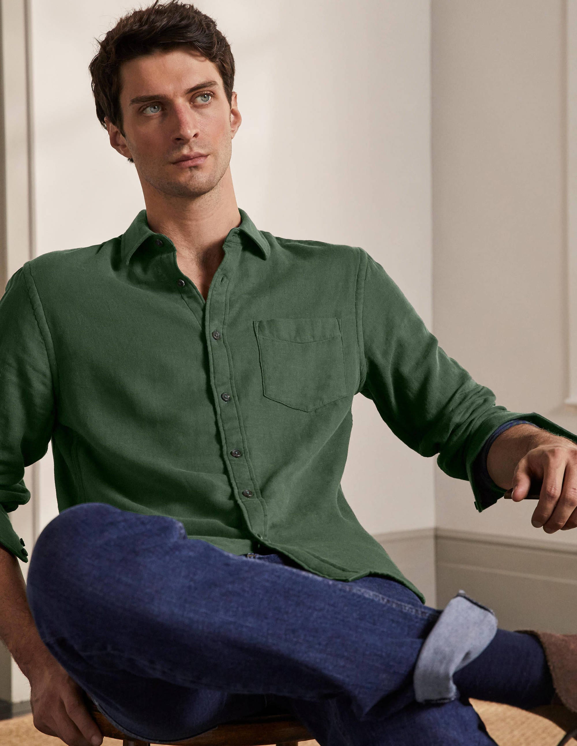  Doublecloth Shirt-Castleton/Space Blue、mySite、ashleygrahame