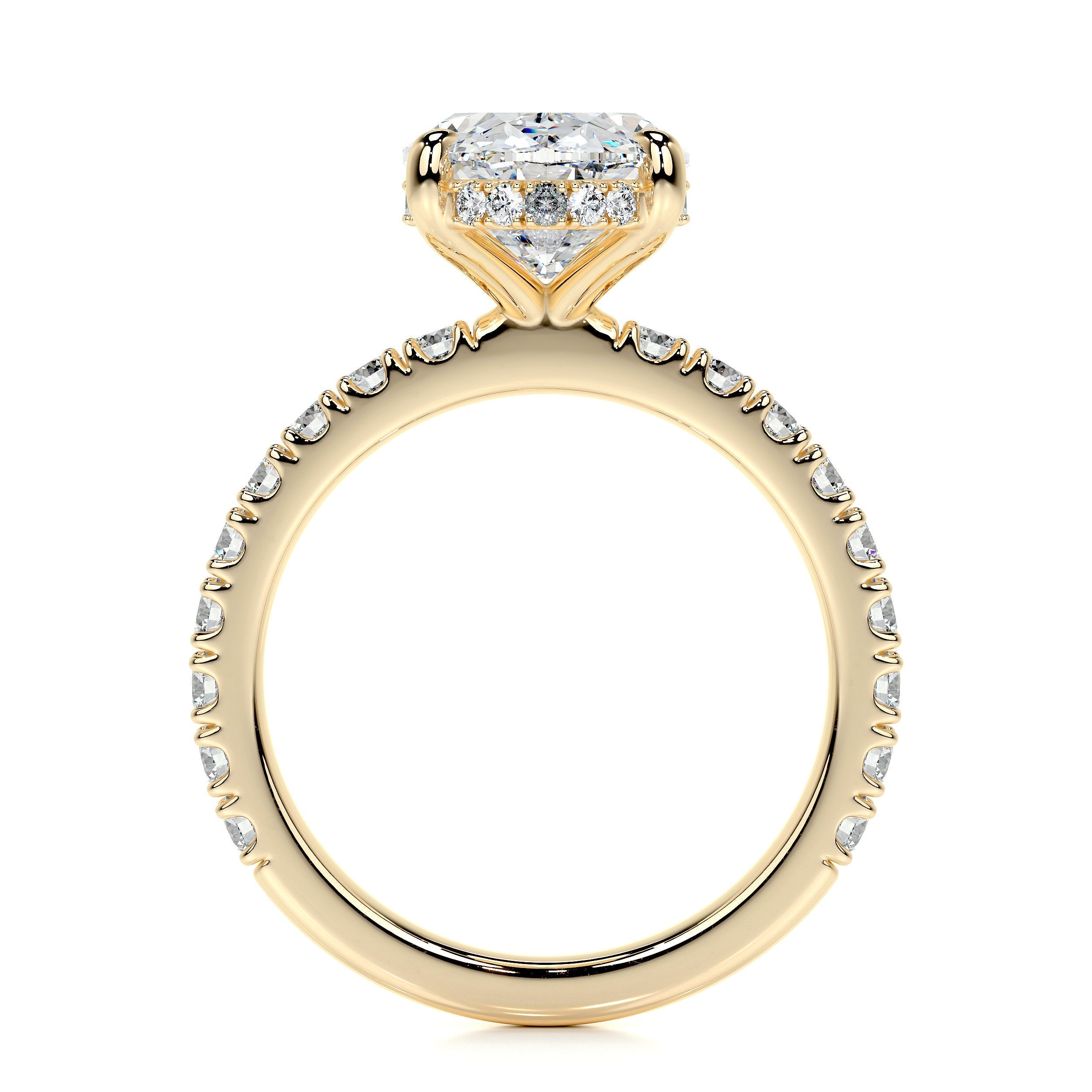 Lucy Lab Grown Diamond Ring -18K Yellow Gold (RTS)、mySite、hinf8tx79