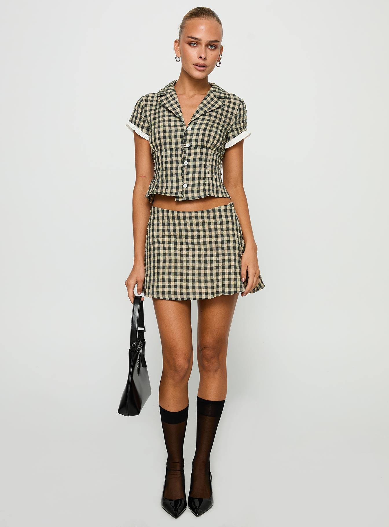 Rhom Set Brown Check、mySite、solidvoid