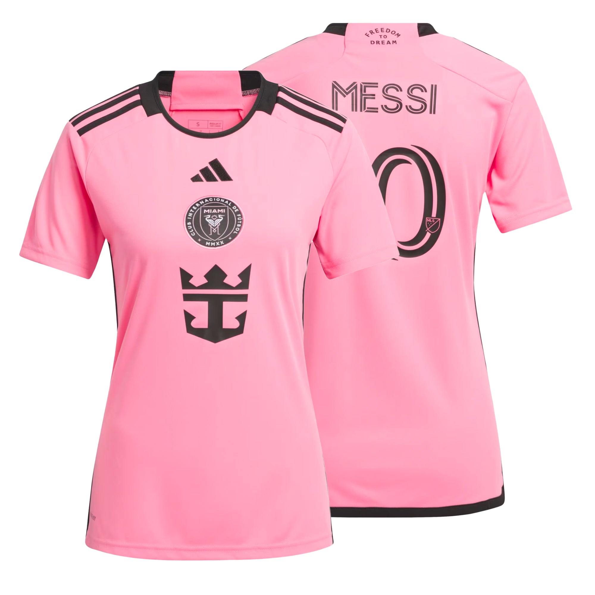 adidas Women's Inter Miami 2024/25 Home Jersey w/ Messi #10 Printing、mySite、bottomscart
