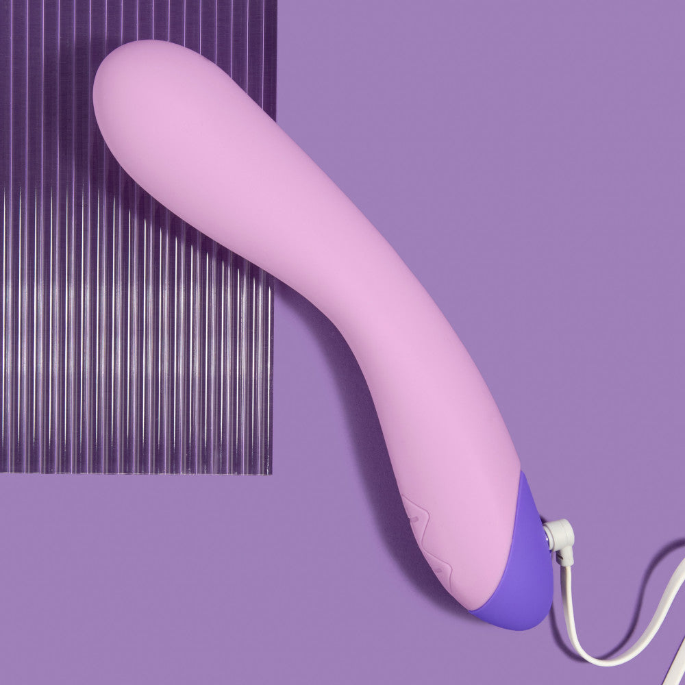 Wellness By Blush™ | G Curve G-Spot Purple UltraSilk® Vibrator - Made with Puria™ Silicone、mySite、bottomscart