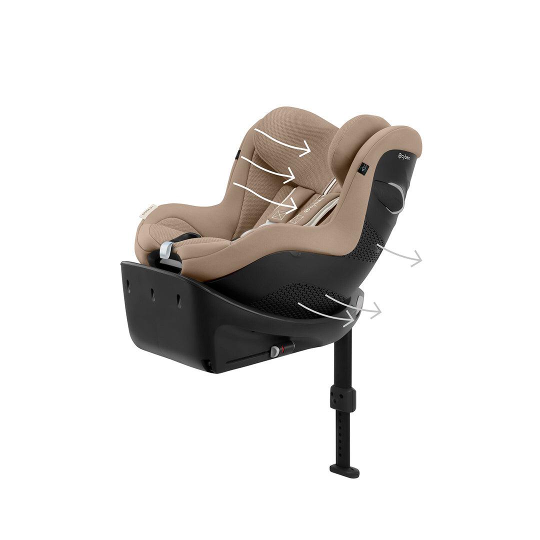  CYBEX Sirona Gi i-Size Plus Car Seat - Almond Beige、mySite、merchandisen