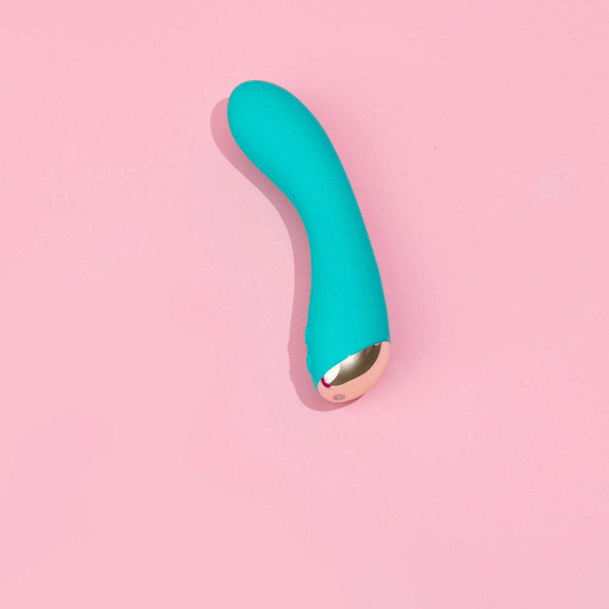 Aria By Blush® | Luscious AF: Enhanced G-Spot Stimulation Teal Silicone Vibrator with Powerful RumboTech™ Technology、mySite、bottomscart