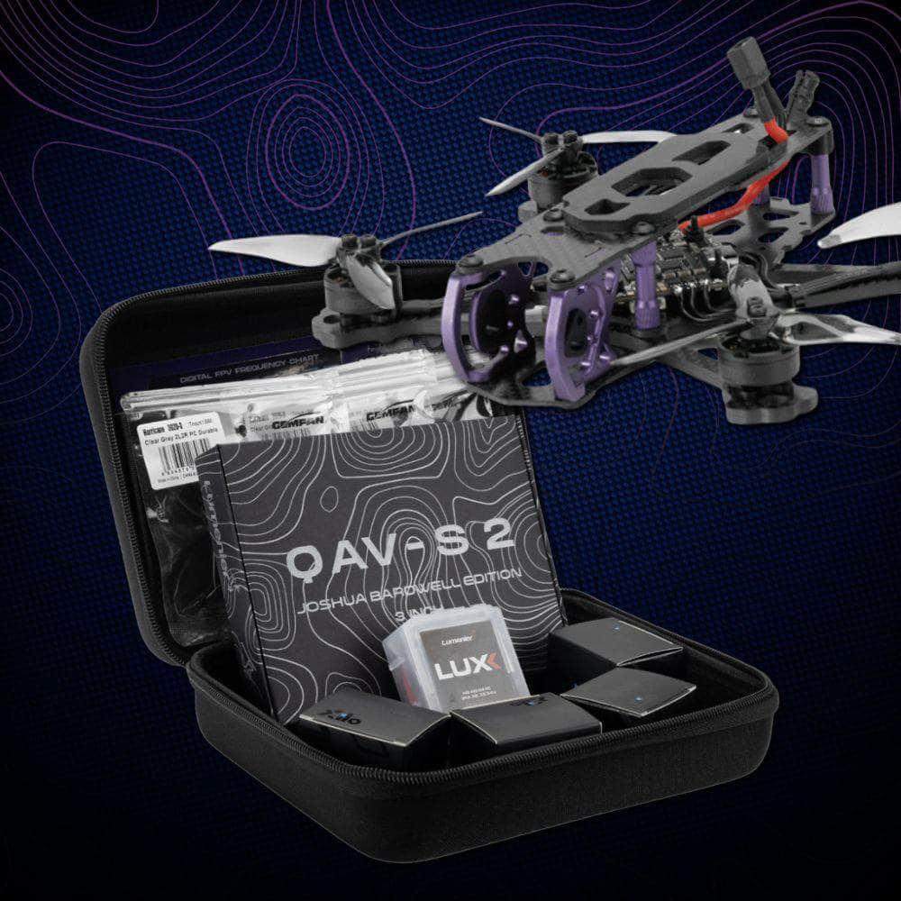  Beginner DIY FPV Drone Kit - QAV-S 2 Sub-250 Joshua Bardwell SE 3” - HD Ready、mySite、merchandisen