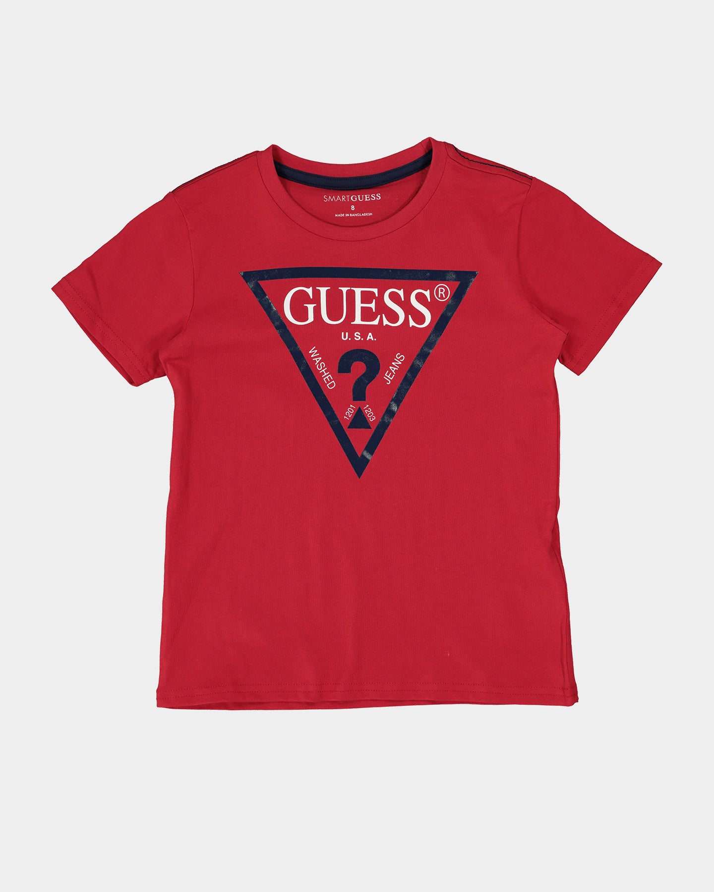 Guess Mainline Kid's Core Short Sleeve T-Shirt True Red Hot、mySite、zt4zffjzw