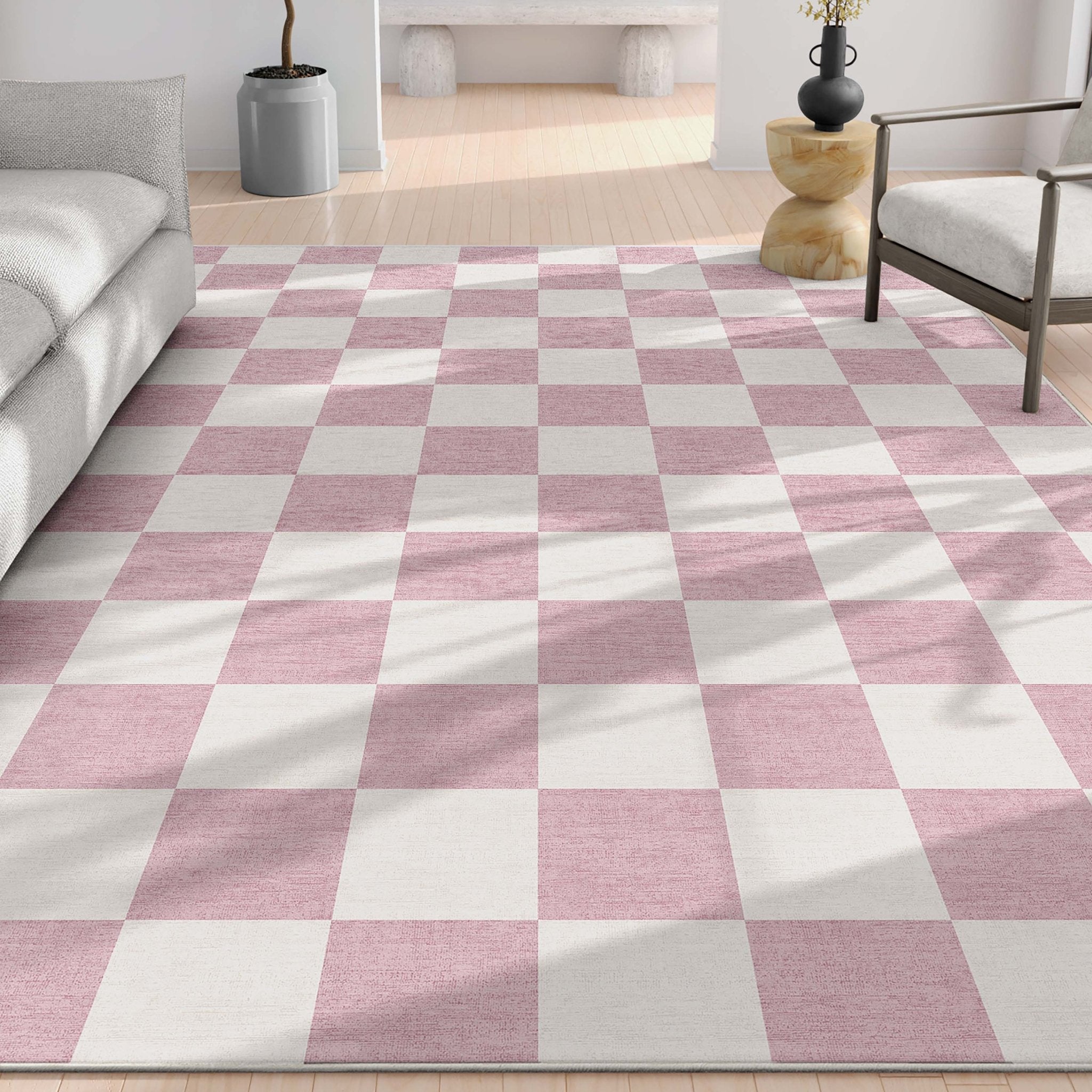 Squares Modern Geometric Boxes Flat-Weave Rug、mySite、gigharbornorthrealestate