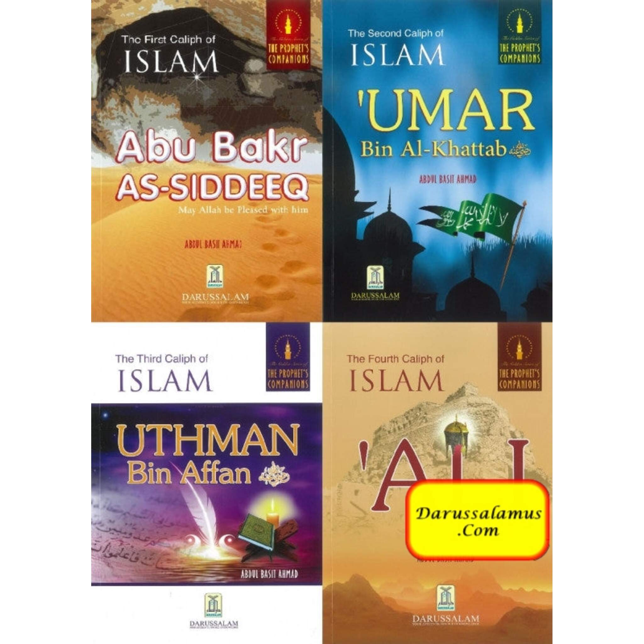 The Golden Series of The Prophets Companions: Four Rightly Guided Caliphs Bundle By Abdul Basit Ahmad、mySite、topwebapps