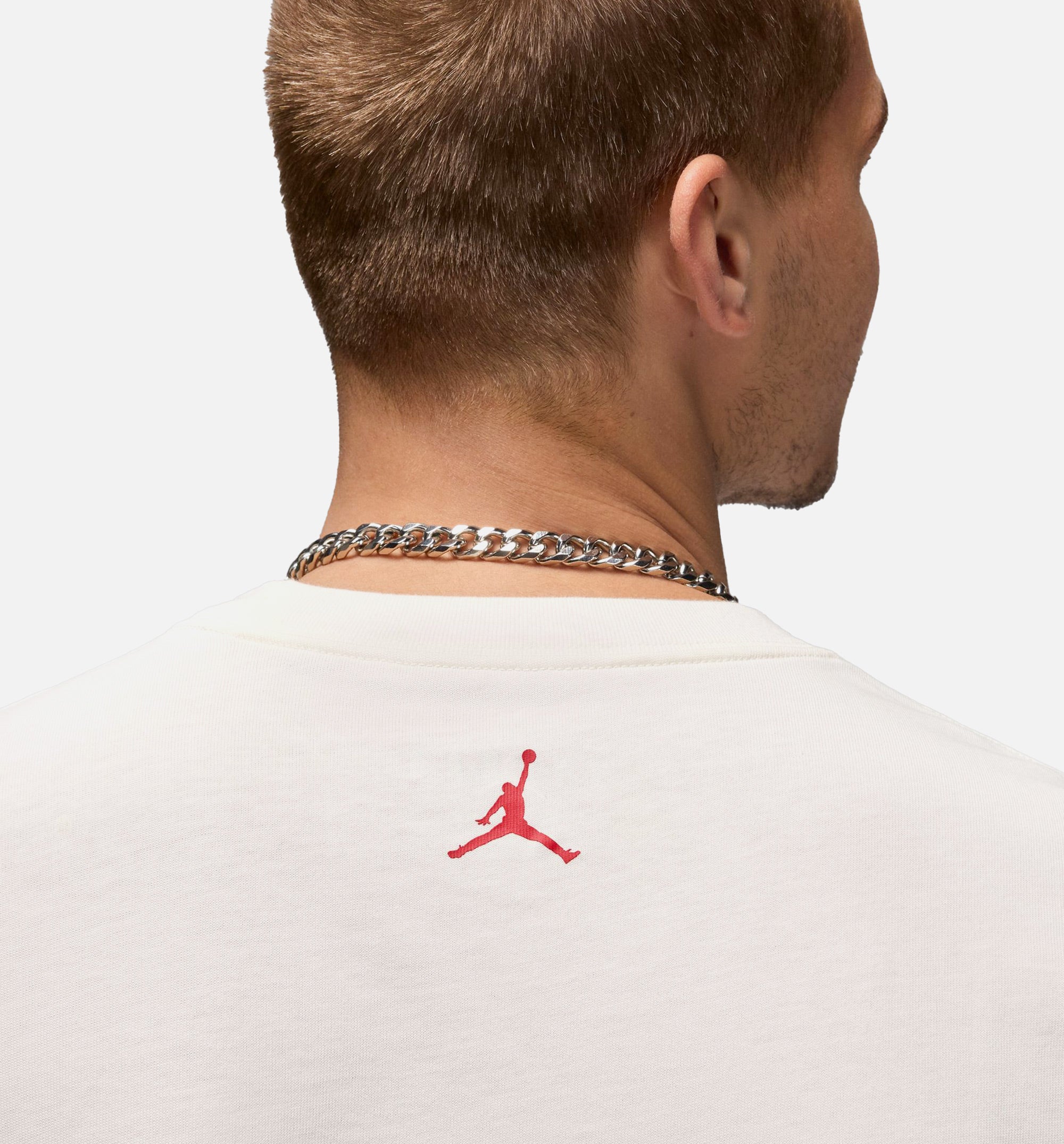 Flight Fleece 23 Michael Mens Short Sleeve Shirt - Sail/Red、mySite、dreamappss