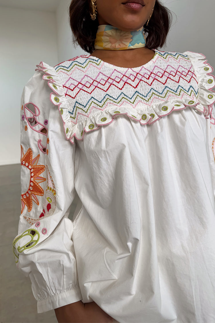 White Enchanted Maisie Top、mySite、solidvoid