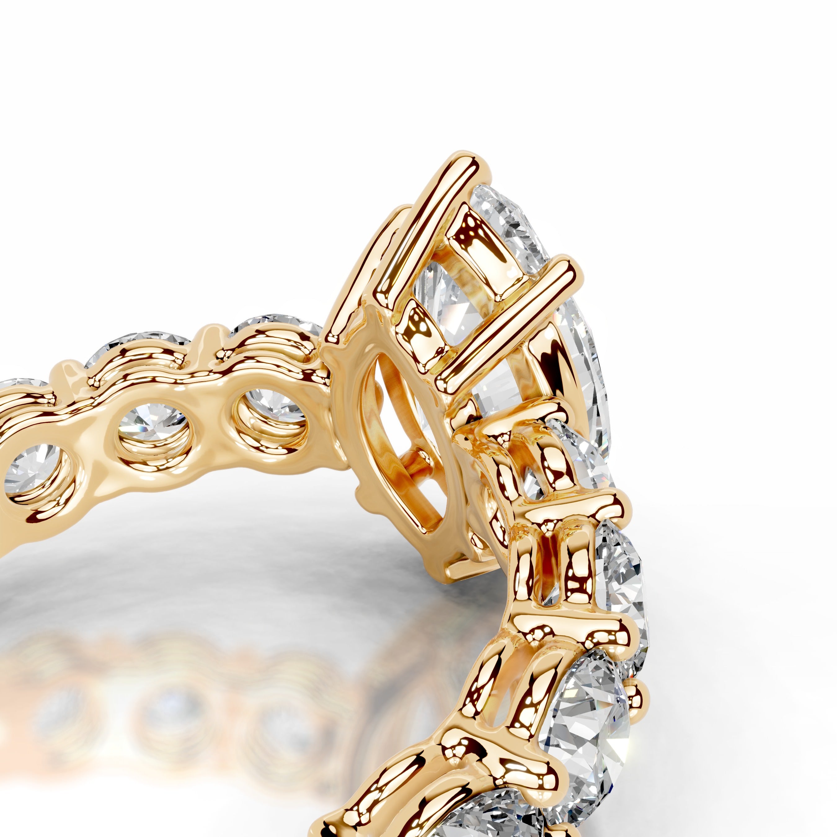 Odin Diamond Engagement Ring - 18K Yellow Gold、mySite、hinf8tx79