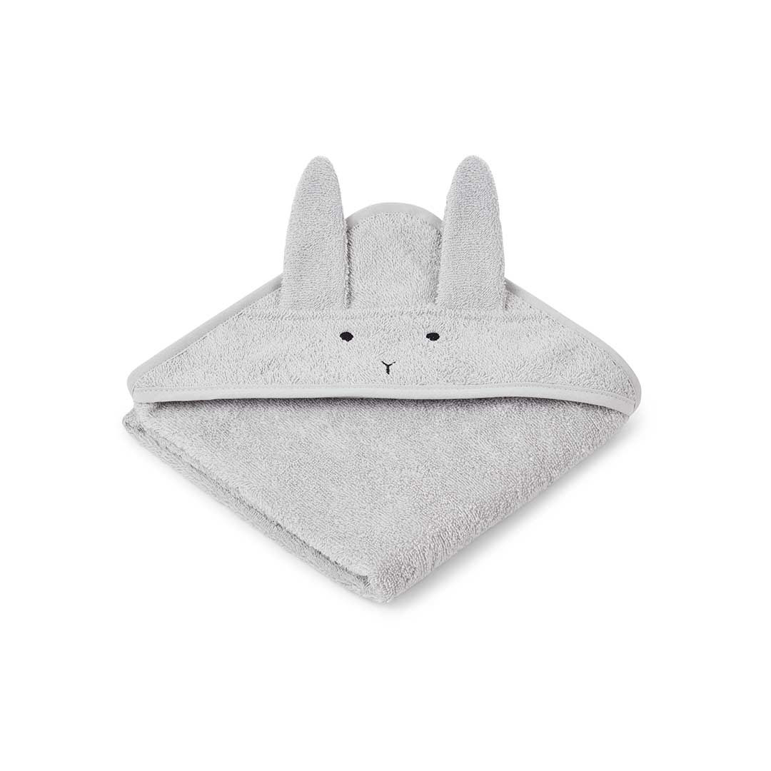  Liewood Albert Hooded Baby Towel - Rabbit - Dumbo Grey、mySite、merchandisen