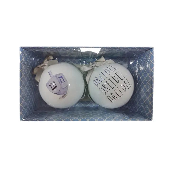 Dreidel, Dreidel, Dreidel Glass Ornaments - Set of 2、mySite、topwebapps