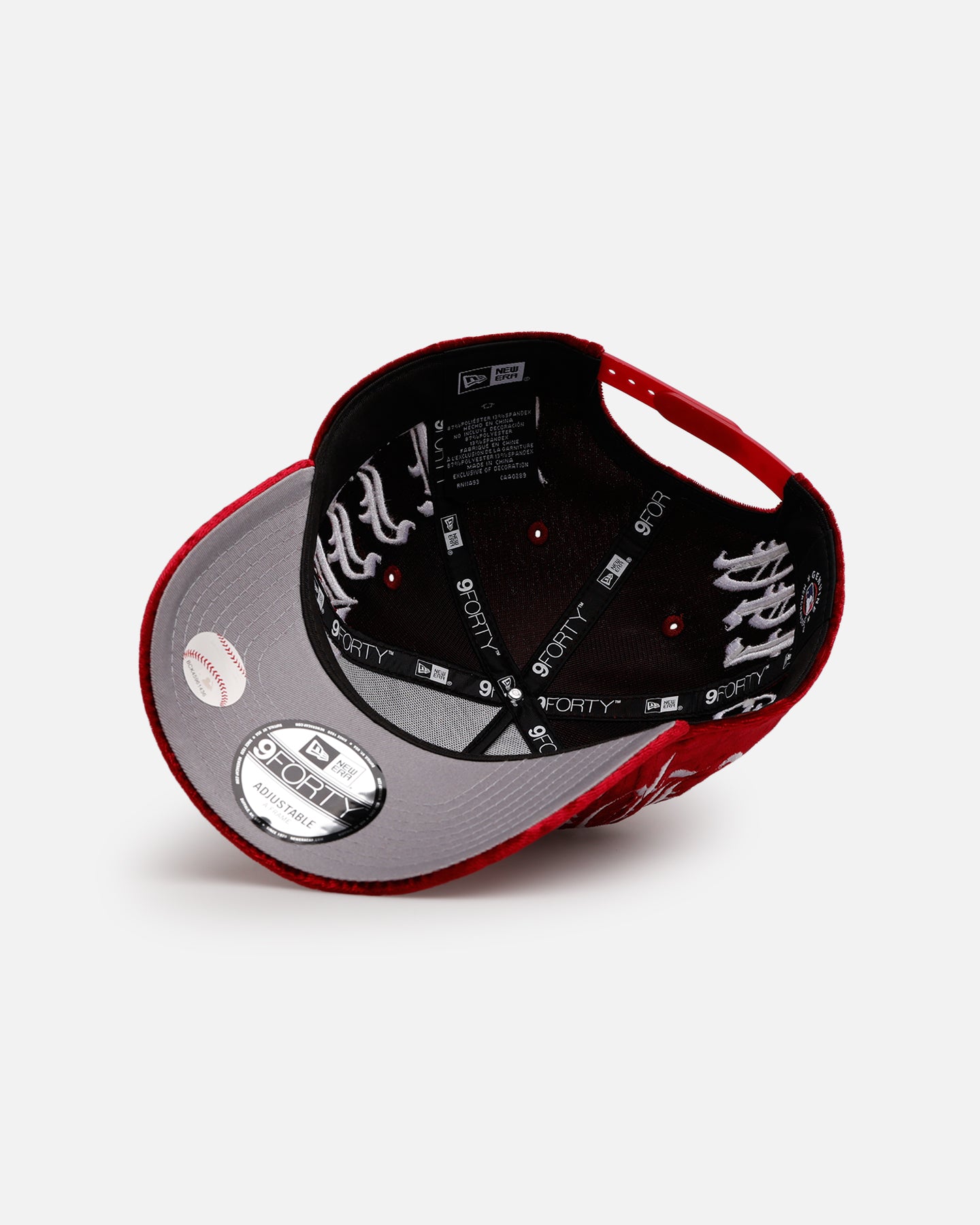 New Era Philadelphia Phillies 'Velvet Gothic Script' 9FORTY A-Frame Snapback Maroon、mySite、zt4zffjzw