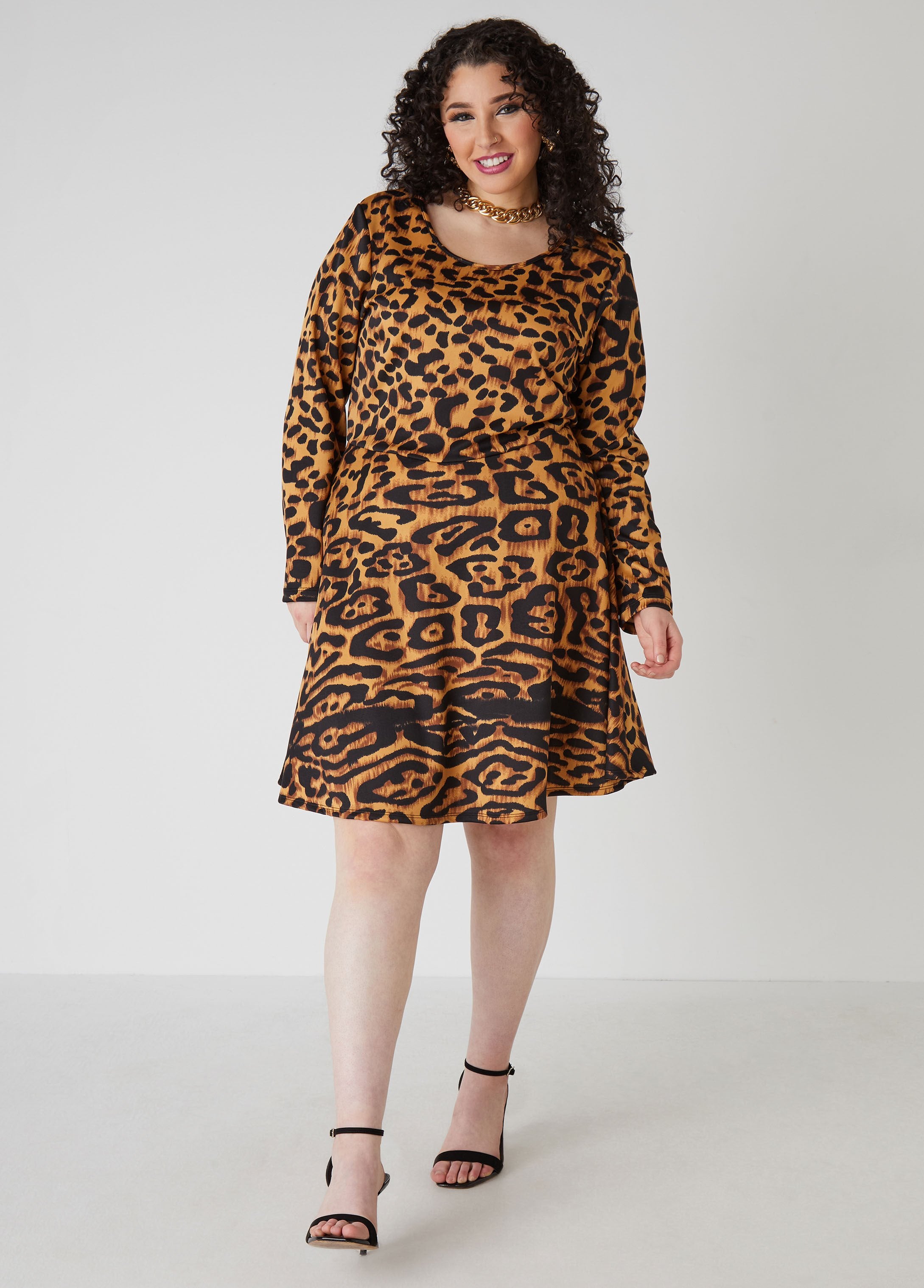 Leopard A Line Dress、mySite、bengalsvssteelers