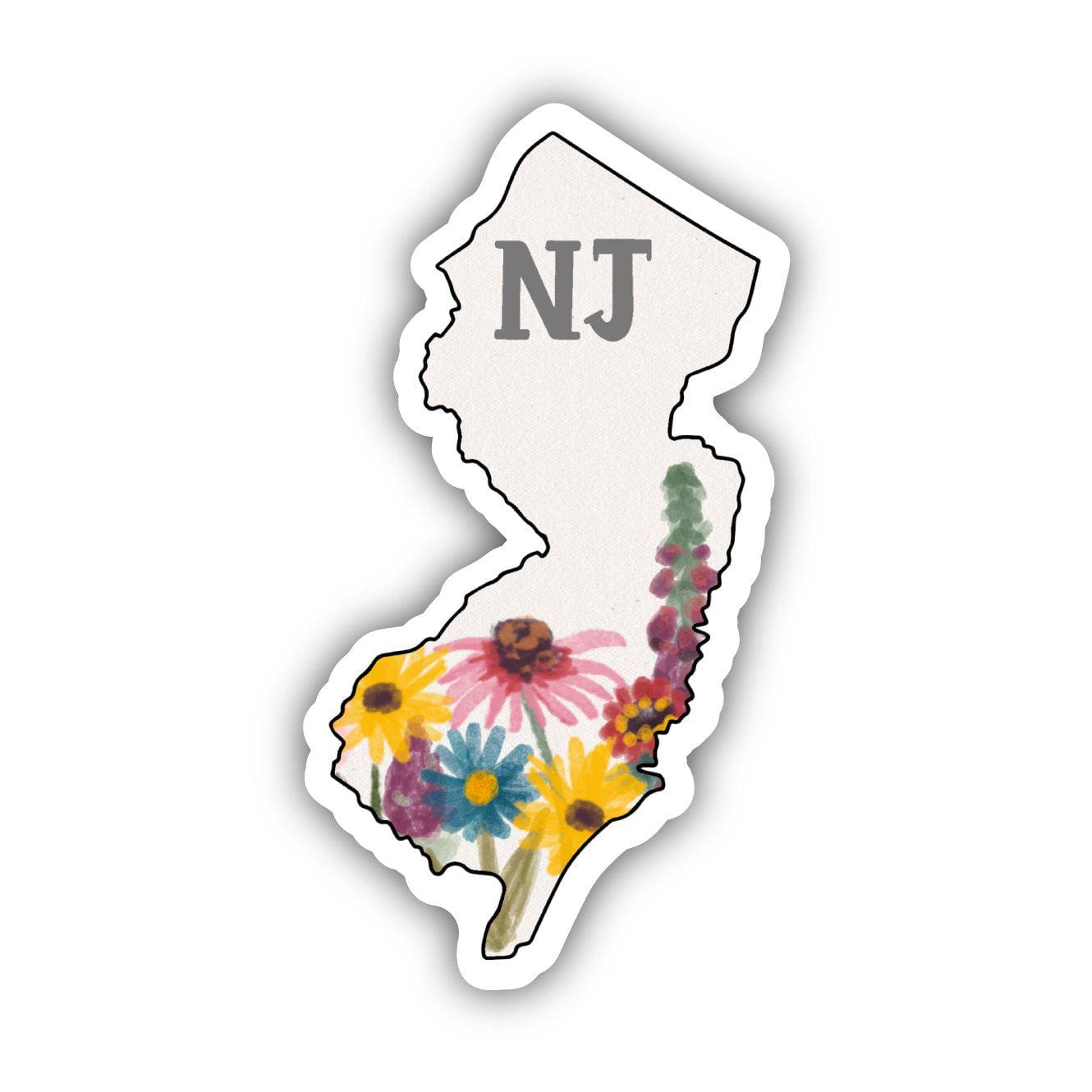  New Jersey Painterly Pattern Sticker、mySite、ghnorth