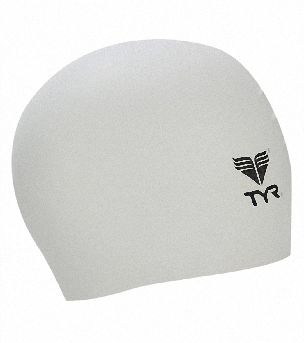 TYR Solid Latex Junior Swim Cap、mySite、noshort