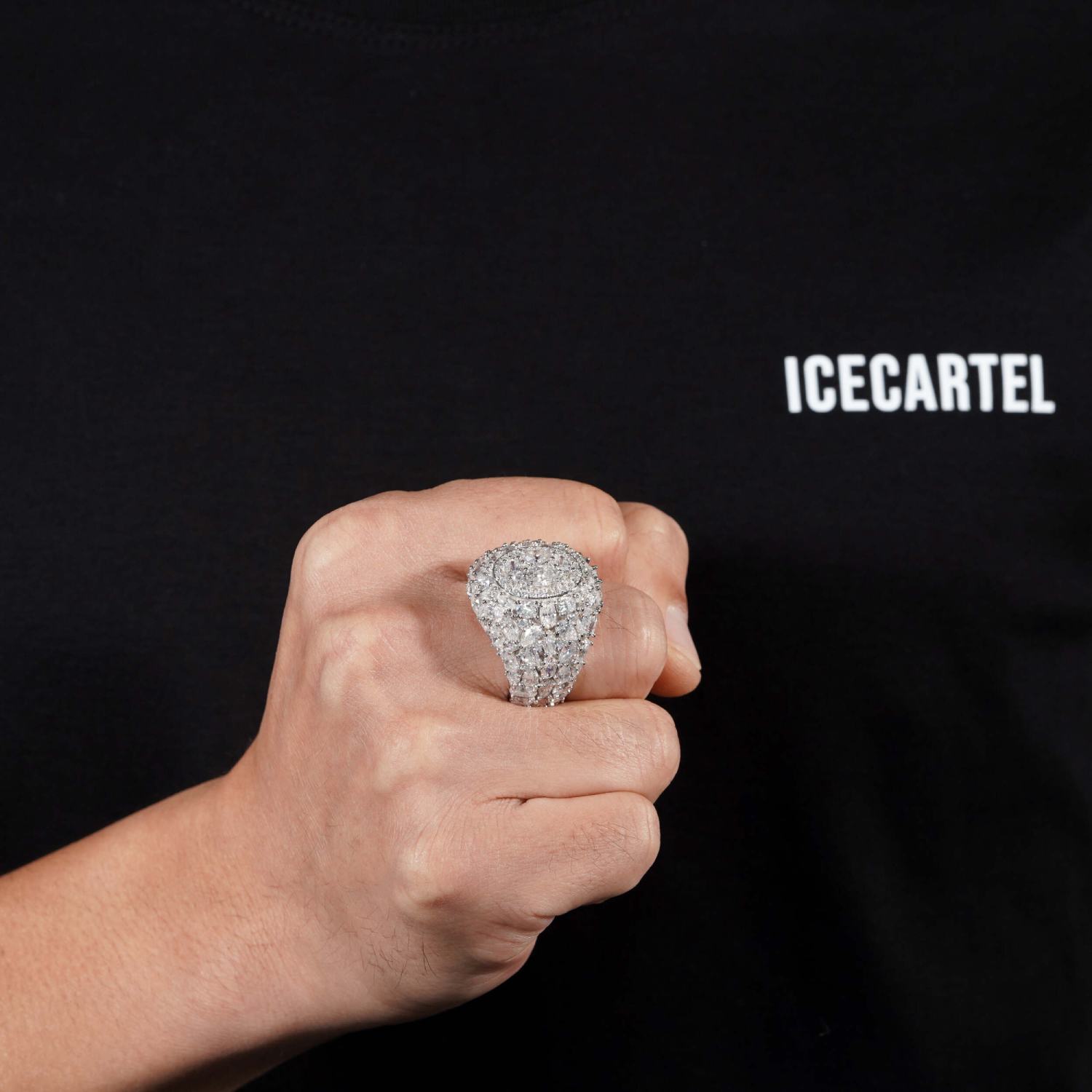 Moissanite Oval Cut Cluster Ring、mySite、hinf8tx79